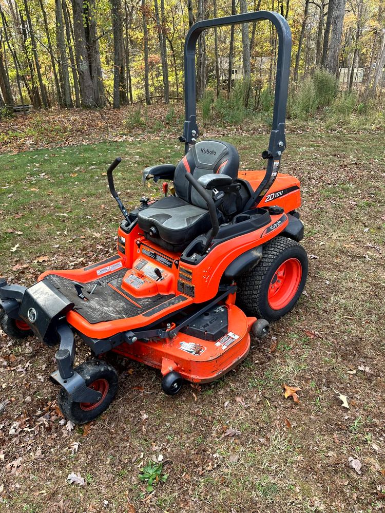 2022 Kubota ZD1011-54″ Diesel Zero Mower